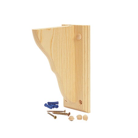 Waddell Bracket Shlf Wood6X9"Pne 351